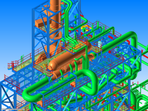 3d cad modeling and design of ethylene cracking furnace unit in pdms