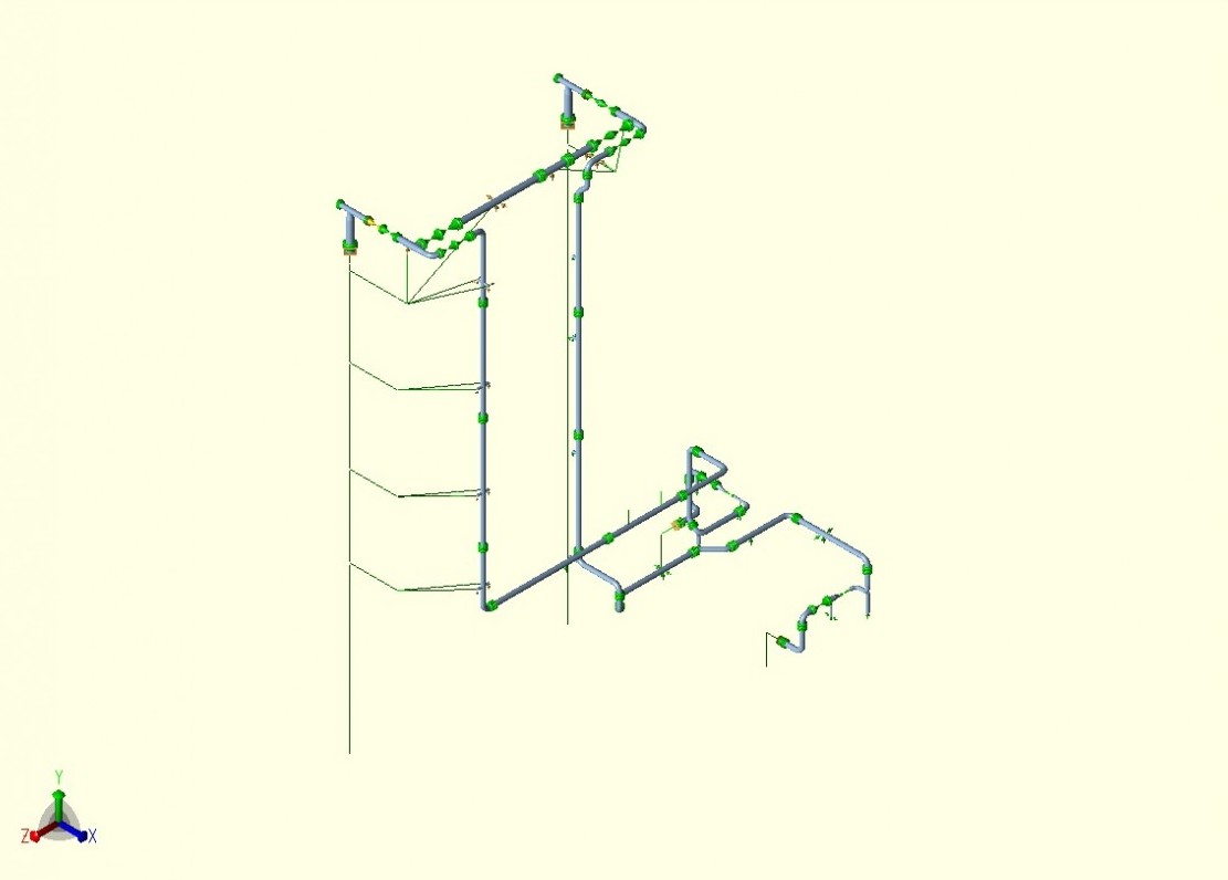 Stress Analysis of Glycol Piping System using CAESAR II