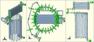 Piping Stress Analysis For Multiple Heaters Using CAESAR II