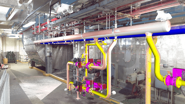 Image 1_3D Laser Point Cloud Data Conversion to Intelligent 3D Model 3D Laser Point Cloud Data Conversion to Intelligent 3D Model - View 1