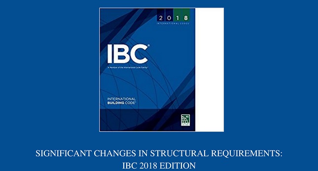 2018 IBC Code Changes In Structural Requirements 