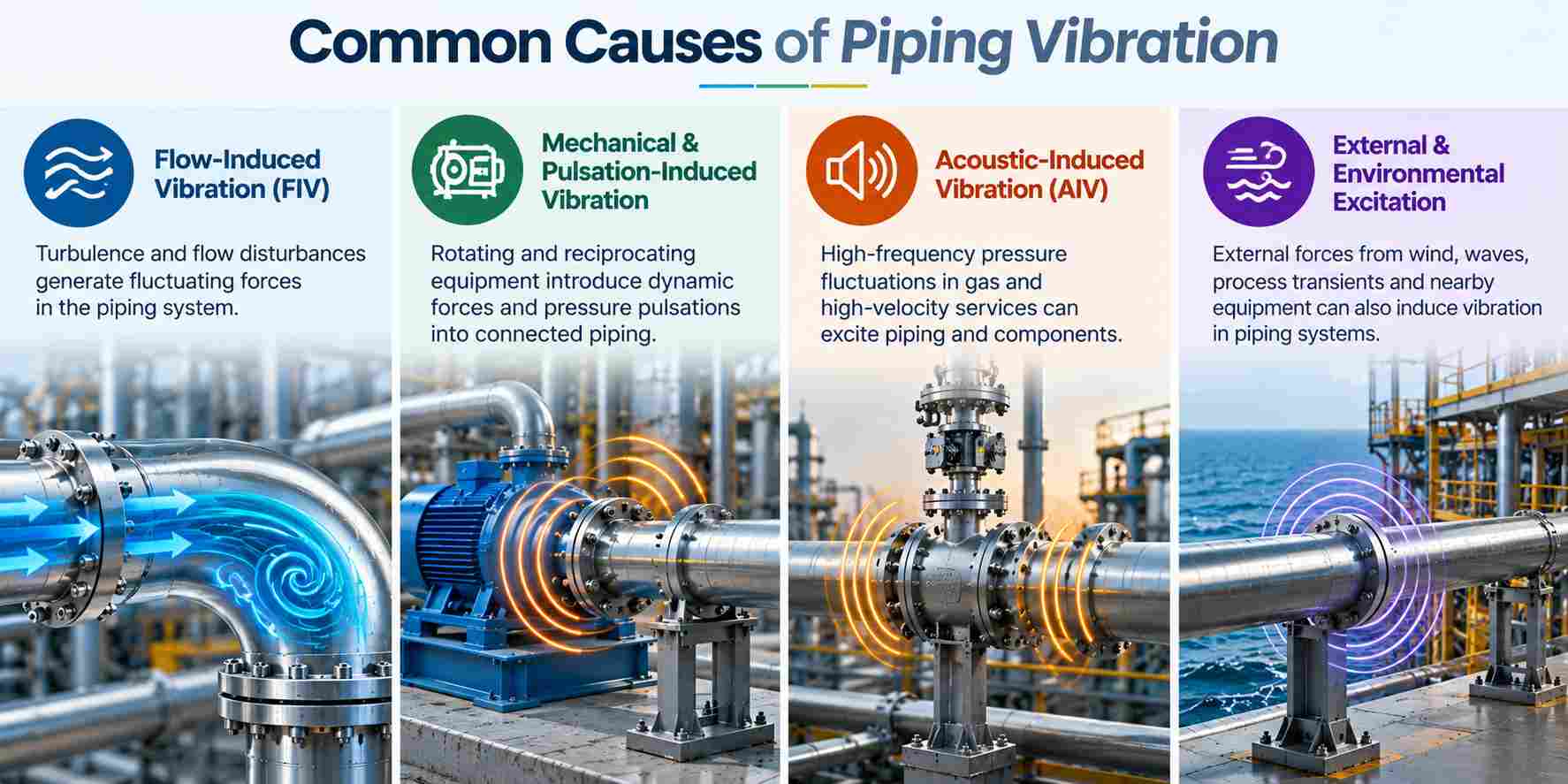 Piping Vibration Causes