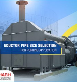 Eductor Pipe Size Selection For Purging Application