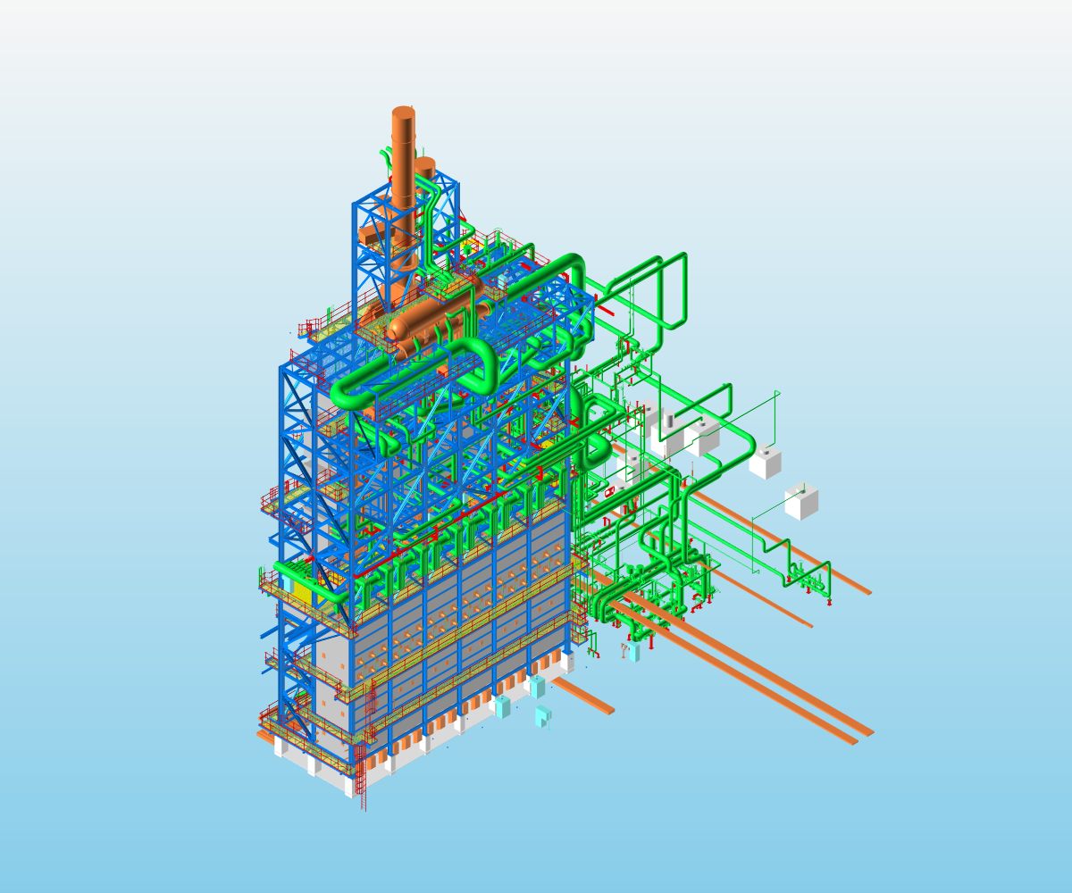 3D Designing on PDMS for Ethylene Cracking Furnace Unit