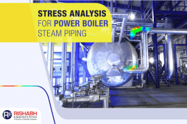 Boiler steam piping stress analysis and pipe support isometric drawings