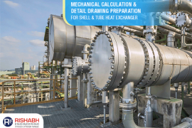 Shell and Tube Heat Exchanger GA Drawing