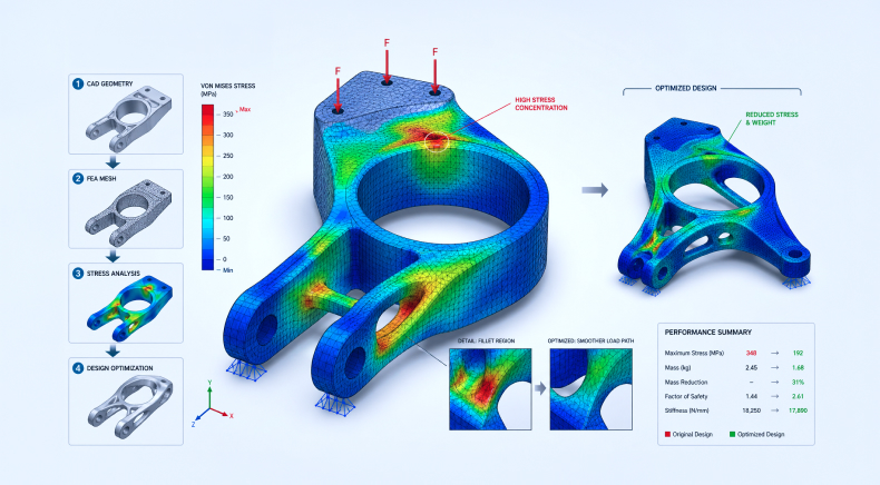 Design Optimization Using FEA
