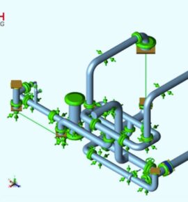 Air Treatment Module Skid Pipe Stress Analysis