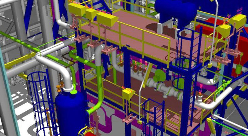 Natural Gas Condensate Plant 3D Modeling