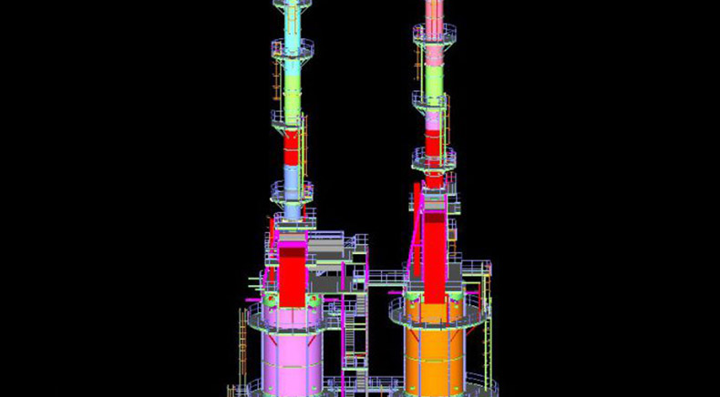 Piping stress analysis & 3D modeling for critical lines of Heaters using CAESAR II & PDS