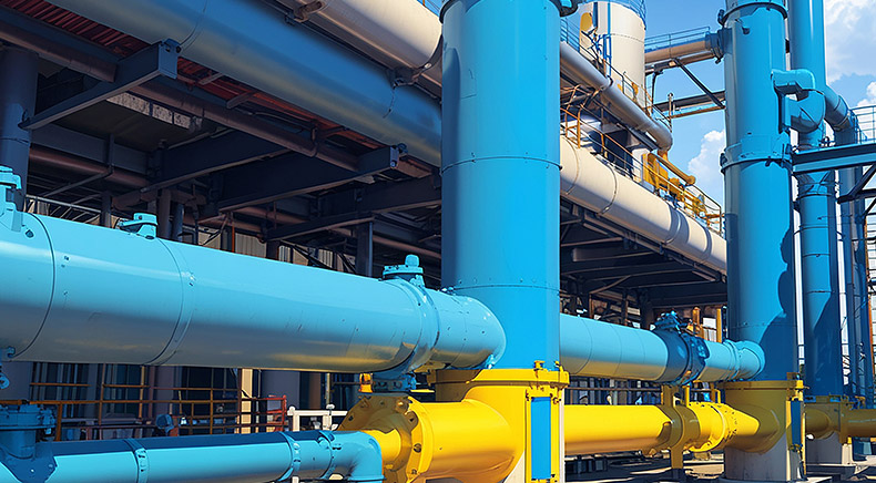 Piping Stress Analysis of Natural Gas Receiving & Conversing Facility