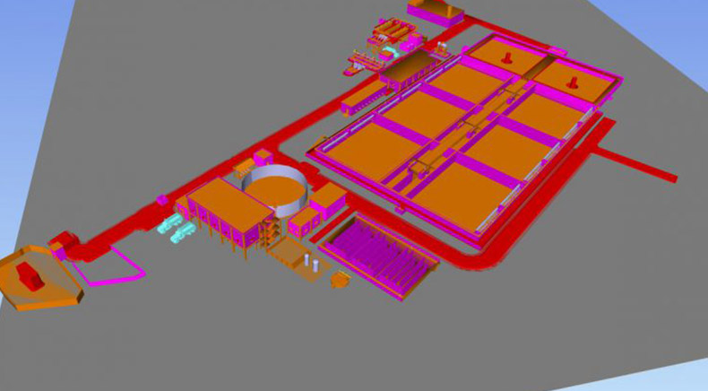 3D Modeling of Effluent Treatment Plant (ETP) using PDS
