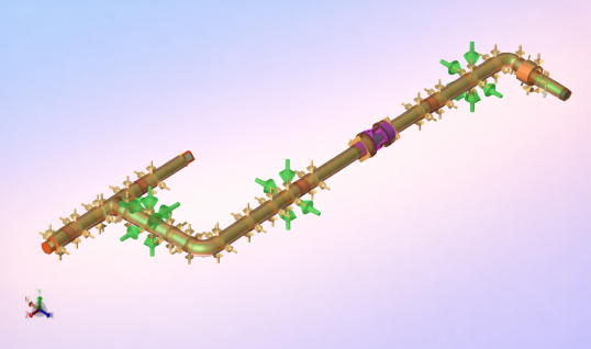 Stress Analysis of Vacuum Jacketed Cryogenic Pipeline For A Petrochemical Facility