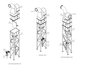 Fabrication Drawing of Cyclone Separator