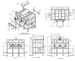 Fabrication Drawing of Vaporizing Furnace