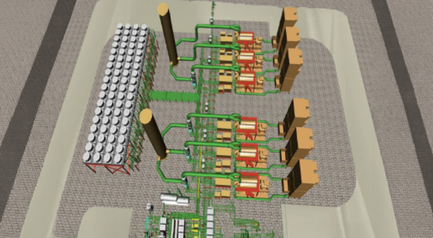 Piping Detailed Engineering For 105MW Power Plant